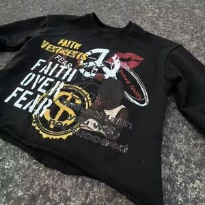 Black Graphic Men's Shirt